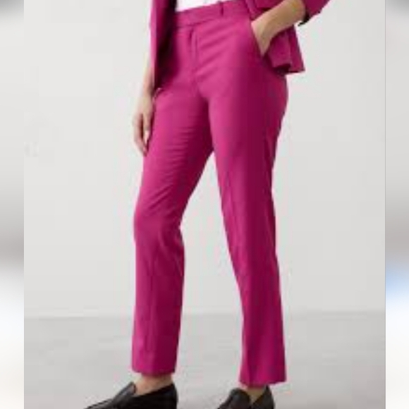 Banana Republic Pants - Wool! Hot Pink. Crop Avery Lined Pants. Banana Republic Sz 2 Excellent Condition